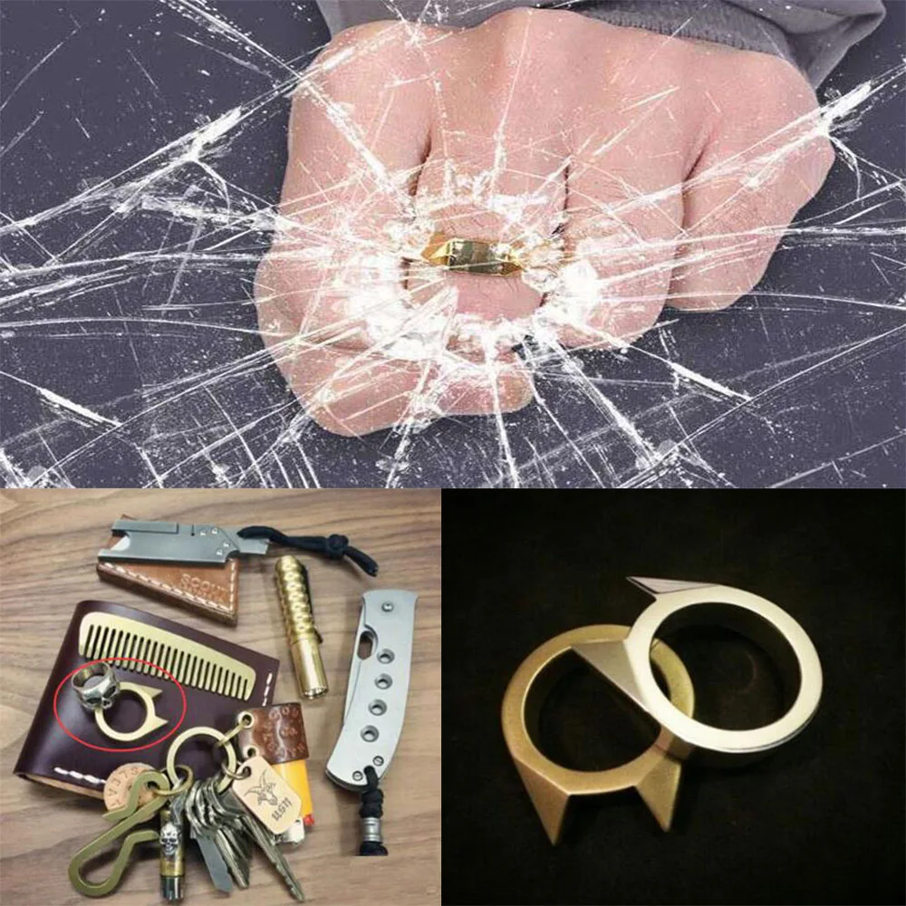 Уличное кольцо для самозащиты повседневного использования инструмент из