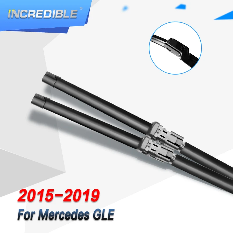 

INCREDIBLE Windscreen Wiper Blades for Mercedes Benz GLE Class SUV W166 Coupe C292 GLE350 GLE400 GLE550e Fit Push Button Arms