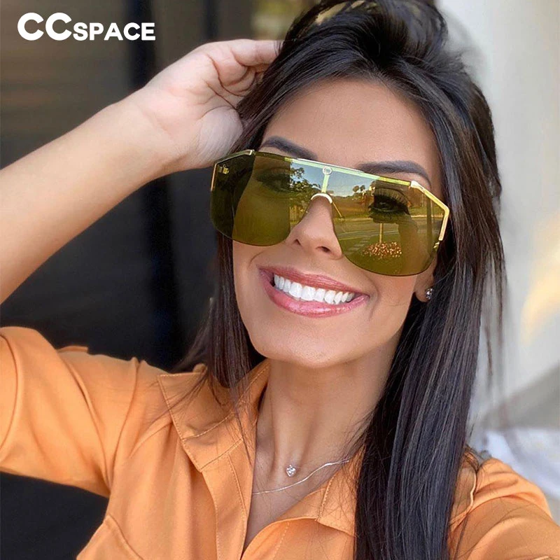 Goggle One Lens солнцезащитные очки для мужчин и женщин модные градиентные Оттенки UV400