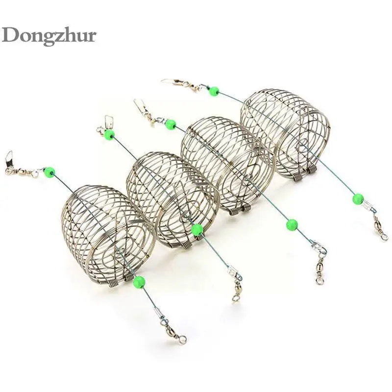 

Steel Wire Fishing Lure Conical Cage Fish Bait Lure Fishing Cage Bait Trap Holder Basket Feeder Fishing Accessory I6q0