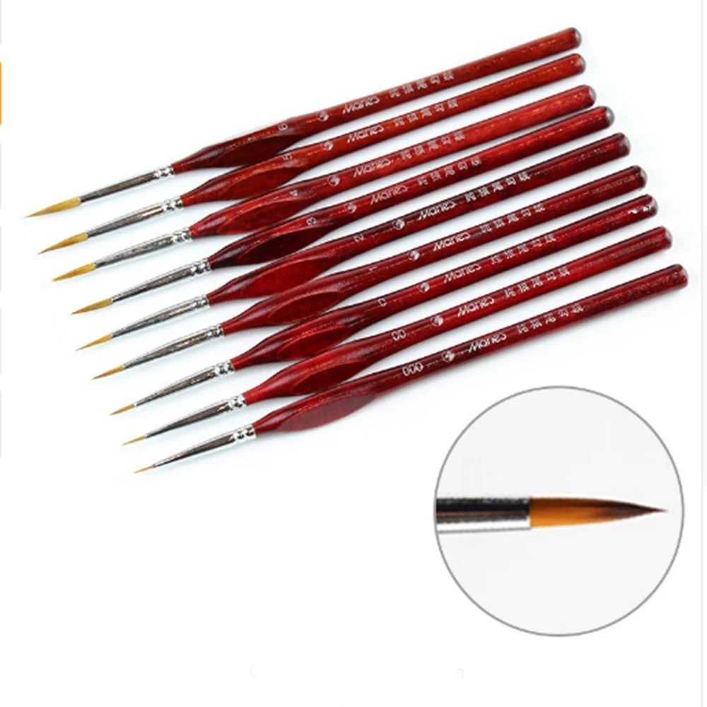 Кисти для рисования 1 шт. миниатюрные кисти мелких деталей акриловые масляные