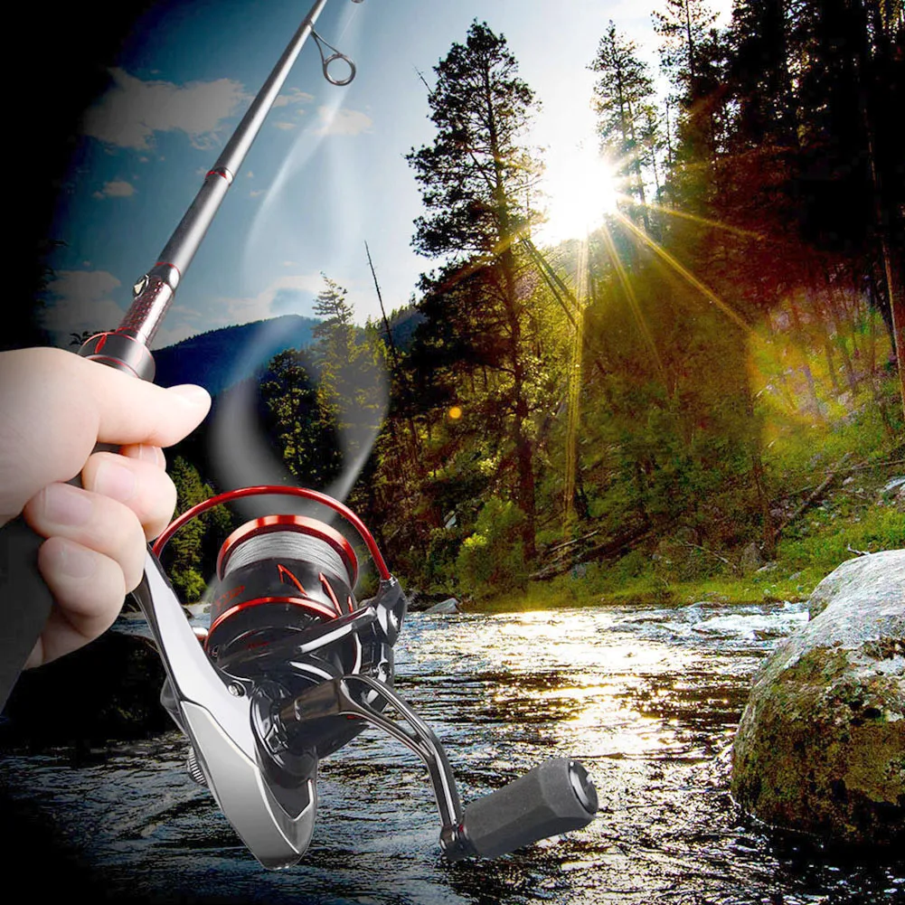 Рыболовная катушка полностью Металлическая спиннинговая Катушка 20 кг