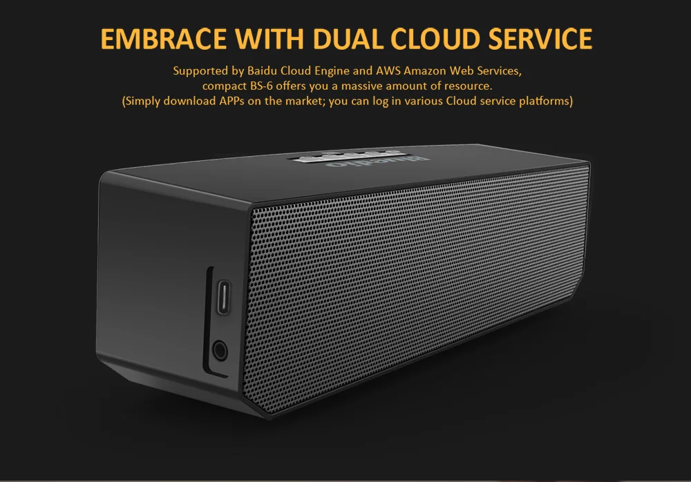 Bluedio BS-6 Лидер продаж беспроводной высококачественный bluetooth-динамик с поддержкой голосового управления мини-динамик с микрофоном