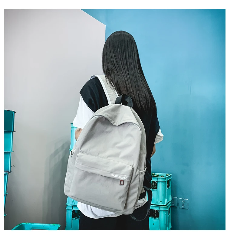 Дешевый Холщовый Рюкзак Mochila, черный женский рюкзак, школьные сумки для подростков, парные рюкзаки, повседневные, 4 цвета, прочные