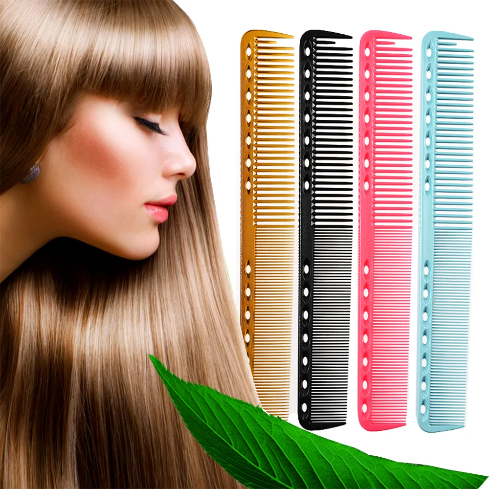 7 Colors Professional Hair Combs Barber Hairdressing Hair Cutting Brush Anti-static Tangle Pro Salon Hair Care Styling Tool images - 6