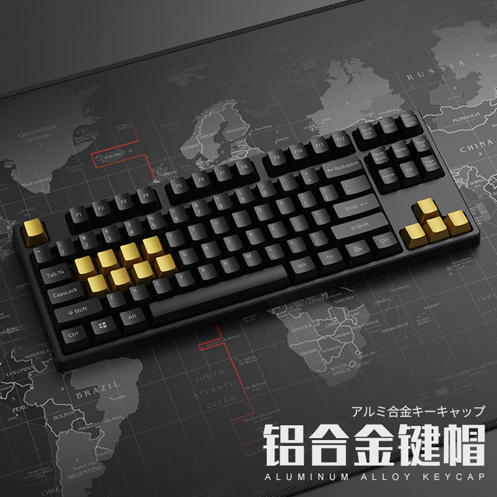 Заготовка металлические клавиши на клавиатуру для Cherry Mx Gateron Kailh Box TTC