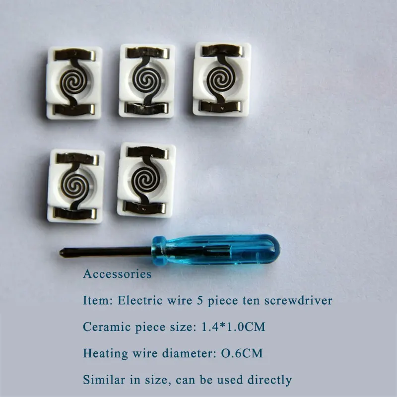 5 шт Электрический нагревательный провод Керамическая электрическая