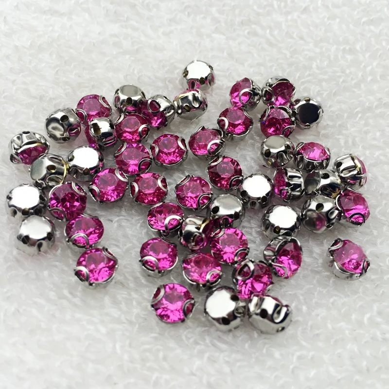 6 мм 100 шт. 3D Защита от царапин стразы пришивные камни кристаллы без стекла DIY