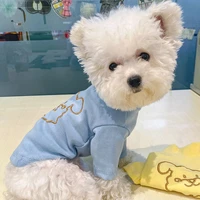 net red teddy little dog clothes spring and autumn bottoms summer clothes thin comfortable pet clothes spring and summer cats