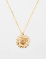 stainless steel necklace for women man sunflower choker pendant necklace engagement jewelry