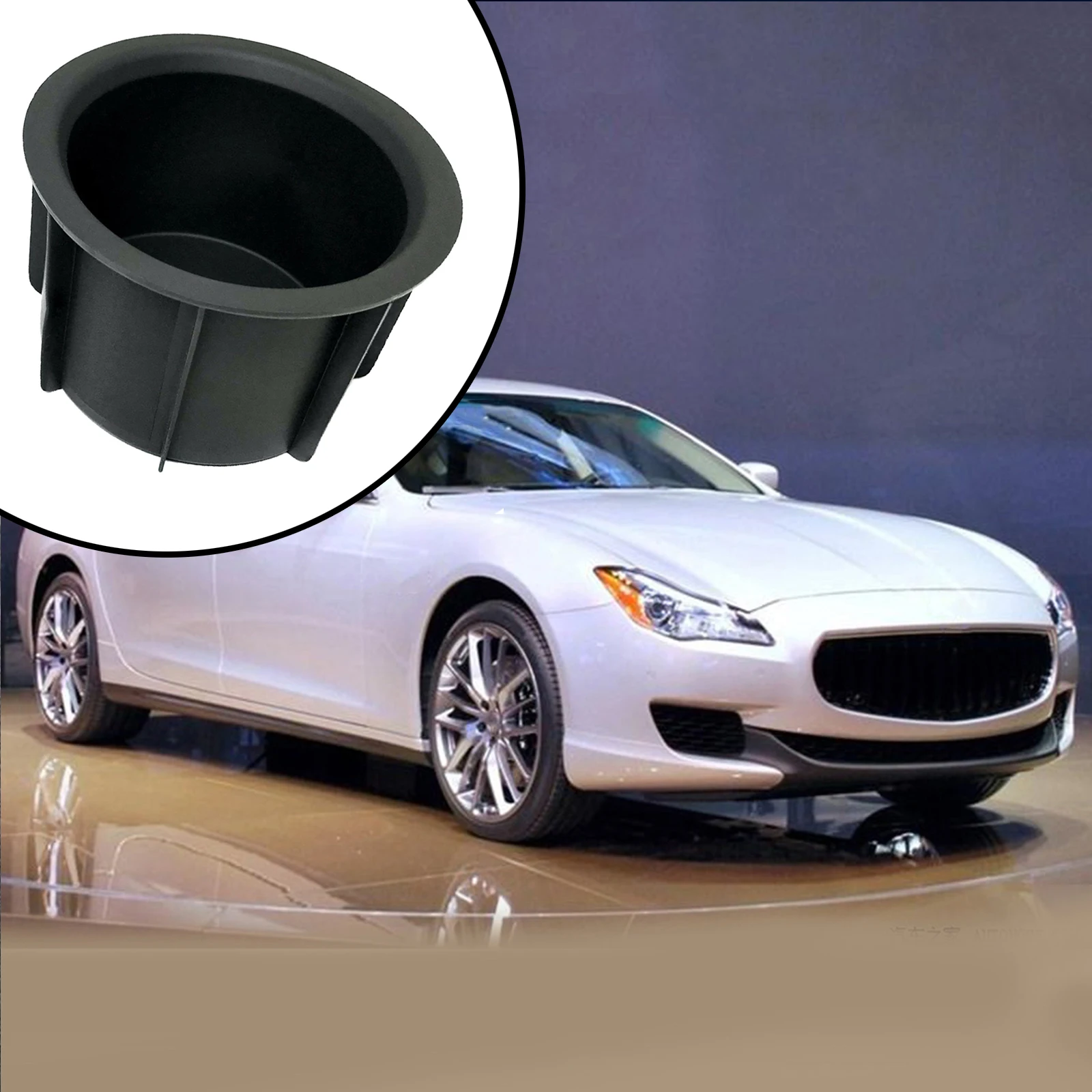 

Vehicle Center Console Rubber Cup Holder Insert for FJ Cruiser 2007 2008 2009 2010 2011 2012 2013 2014 55616‑35010 5561635010