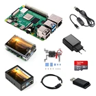 Комплект RELKA R2 Raspberry Pi 4 Model B 2 ГБ4 ГБ8 ГБ + вентиляторы + адаптер питания + чехол + экран 3,5 дюйма + SD-карта 64 ГБ