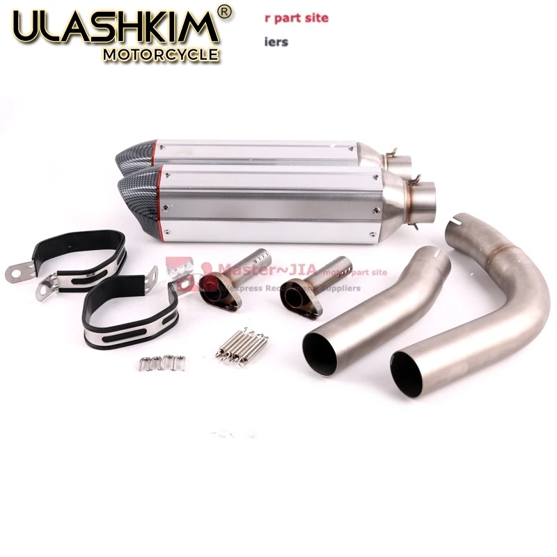 Глушитель выхлопной трубы мотоцикла Escape Middle Link Contact Pipe Slip On для Yamaha YZF R1 2009
