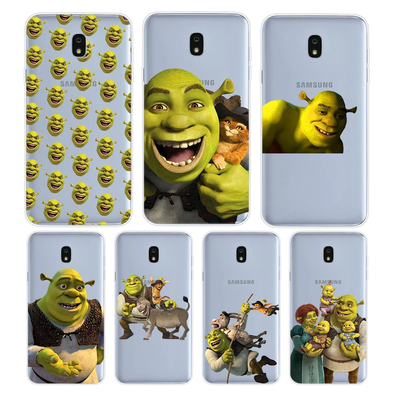 

Cartoon MoiveShrek Coon For Samsung Galaxy J8 J7 Duo J6 J5 Prime J4 Plus J3 J2 Core 2018 2017 2016 Phone Case Cover