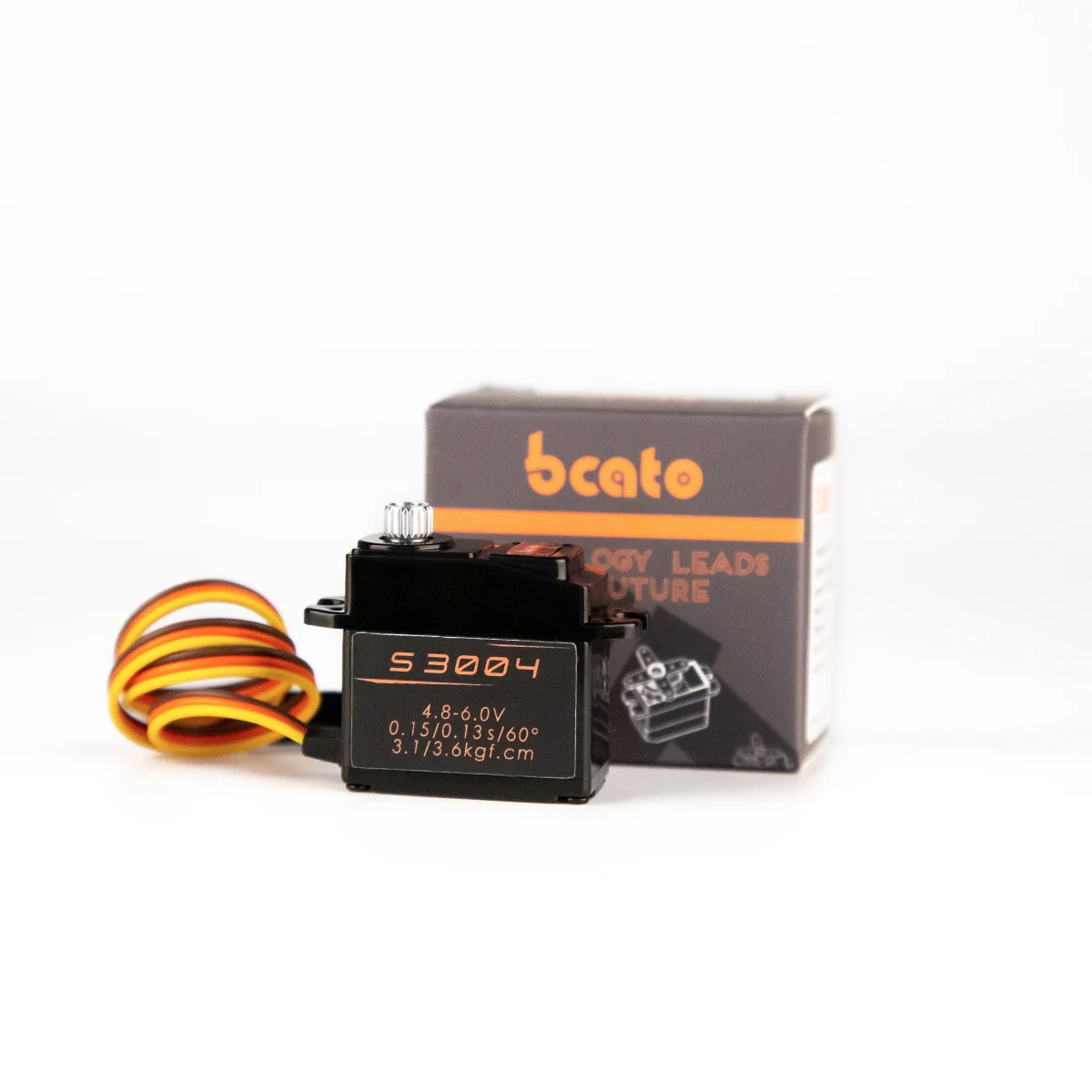

Bcato S3004 20g Analog Servo 3.5kg 0.13sec 23T Metal Gear for Rc FPV Helicopter Airplane Tail Servo