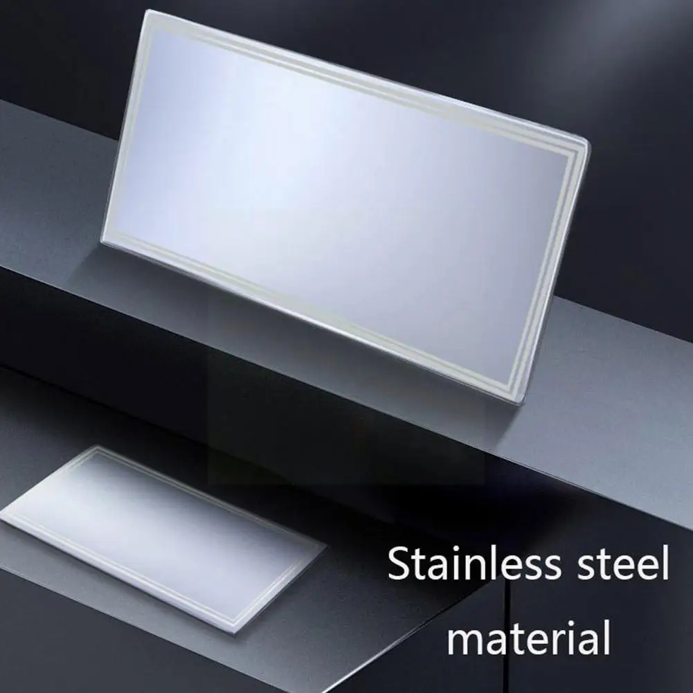 

11*6.5cm Universal Car Interior Mirror Portable Car Steel Mirrors -shading Makeup Car-styling Visor Mirror Auto R2t6