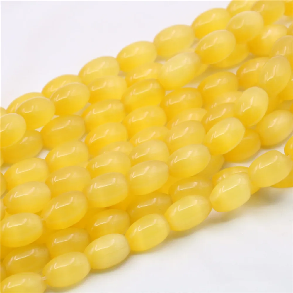 Новинка Лидер продаж модный светло желтый опал полудрагоценный кристалл кошачий