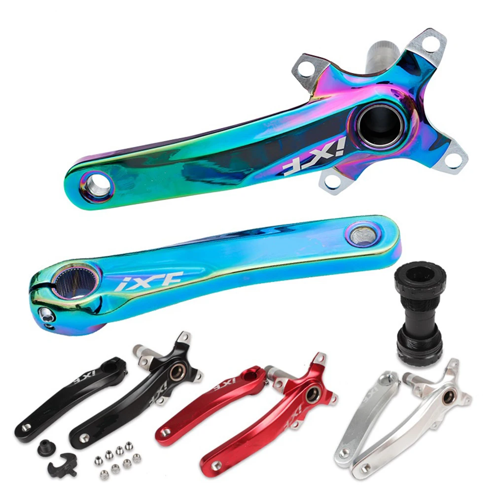 

170mm MTB Bike Crankset Aluminum Alloy Crank Arm with Bottom Mountain Bicycle Accessories Crank Set