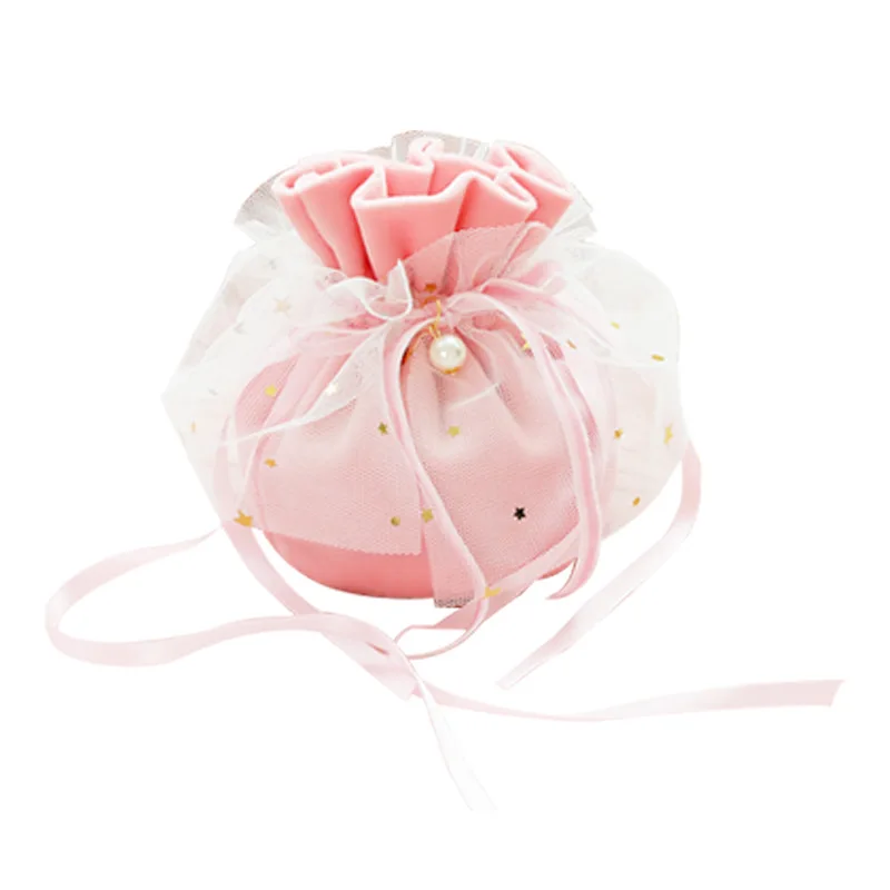 

30 Pcs Multi Colors Drawstring Jewelry Packaging Bag Wedding Favors Gift Bags Festival Lucky Box Candy Snacks Pouches 13.5x10cm
