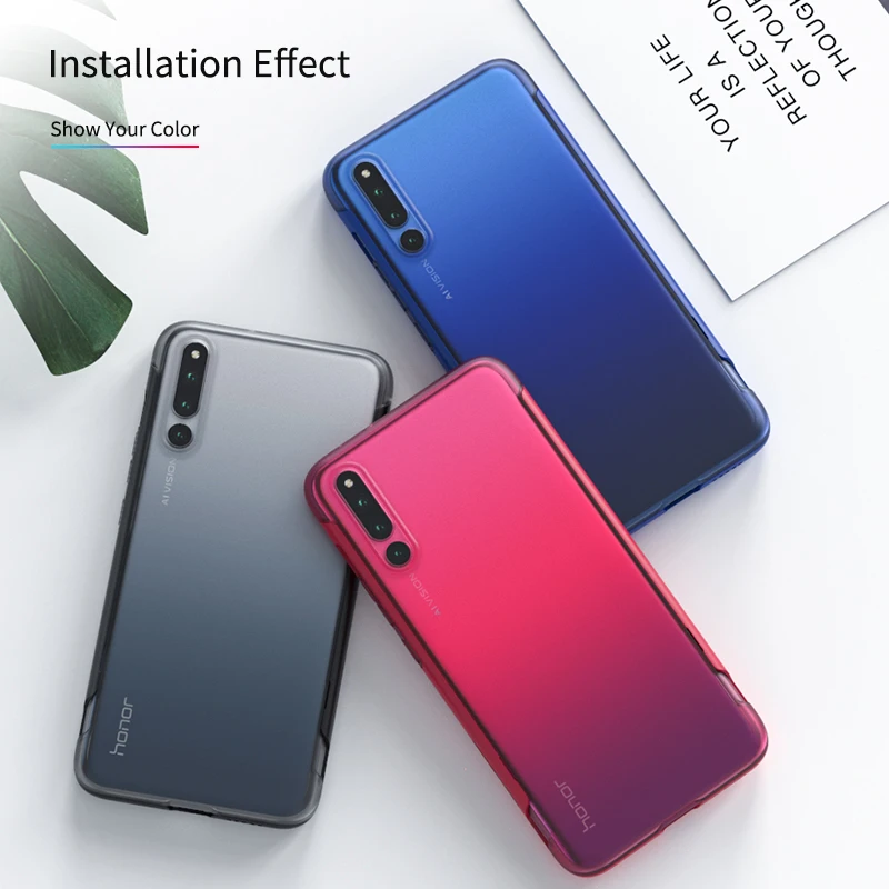 GKK слайдер для huawei Honor Magic 2 Чехол 2 в 1 противоударный прозрачный матовый оттенок тонкий жесткий чехол для huawei Magic 2 Coque