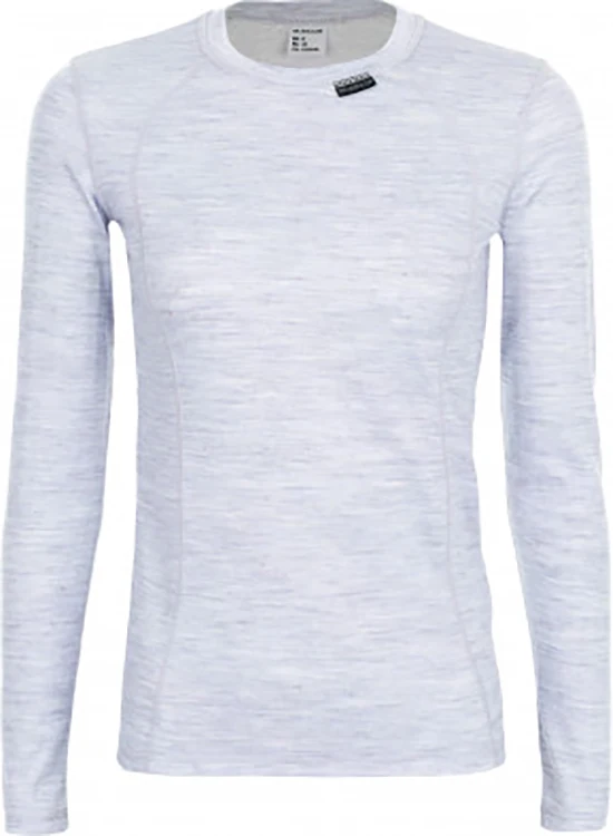 Женская теплая рубашка с круглым вырезом базовый слой из мериносовой шерсти