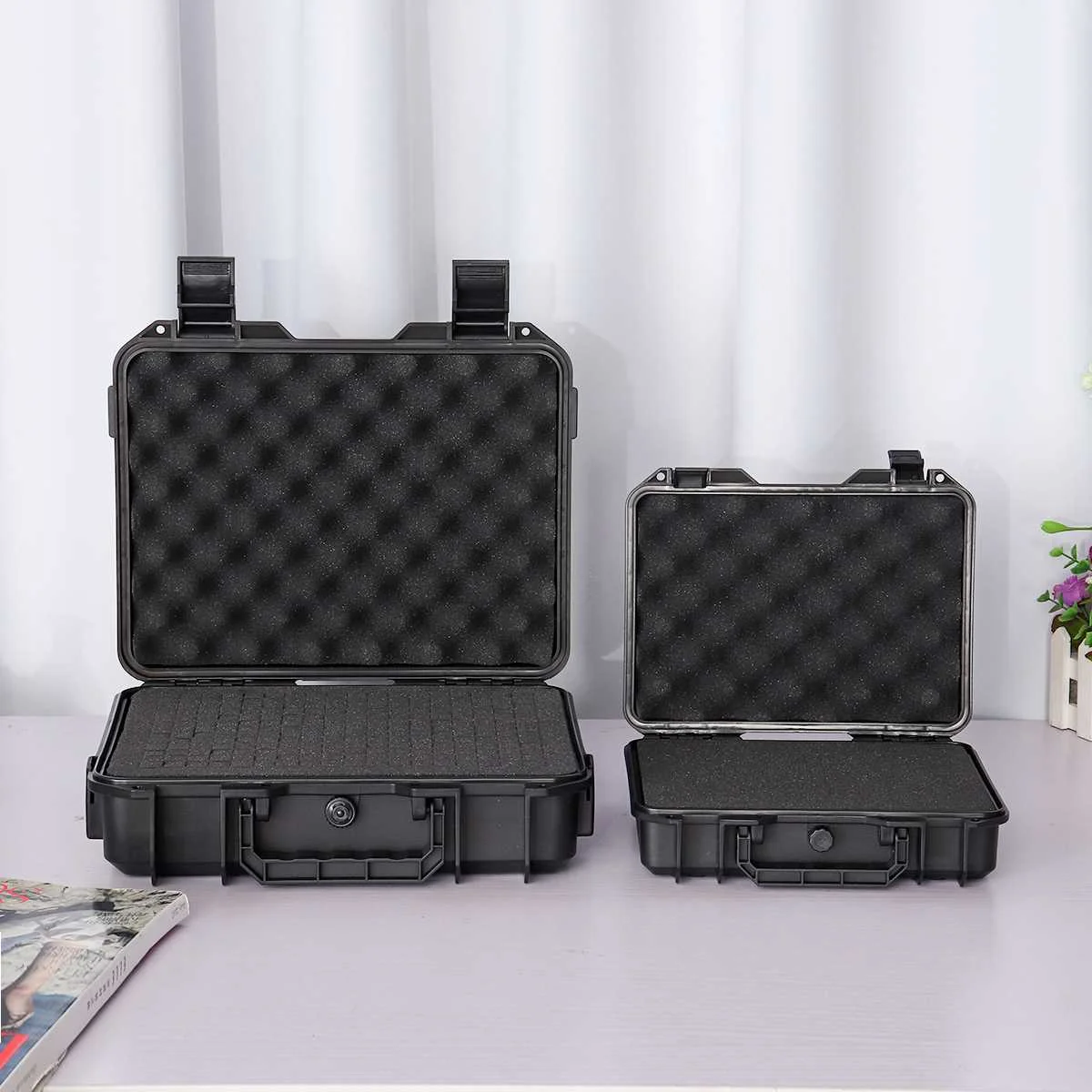 

Protective Tool Case Box Tool Storage Container Waterproof Hard Carry Flight Case Camera Photography Tools Storage Box Organizer