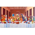 Алмазная 5d картина Собака Последний Ужин, Полный Круглый квадратный куб стразы, алмазная вышивка, мозаика, наборы для вышивки крестиком