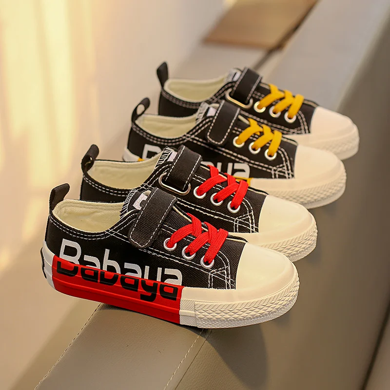 

Babaya Children's Canvas Shoes Boy Shoes Girls Casual Shoes Breathable 2020 Spring New Fashion Kids Shoes for Girl Sneakers
