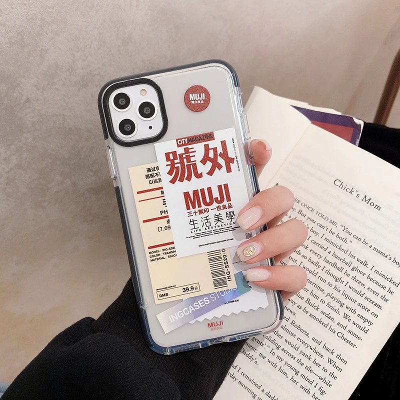 

Double Color label Phone Case For iPhone 11 12 12MINI 12Pro Max XR X XS Max 7 8Plus Case Soft TPU Full Body Non-slip Phone Cover