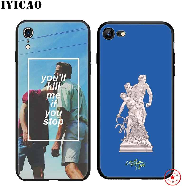 IYICAO позвоните мне по вашему имени мягкий чехол для телефона iPhone 11 Pro XR X XS Max 6 6S 7 8 Plus