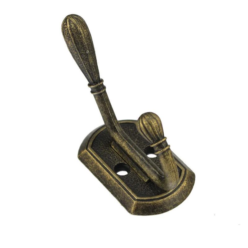 6 шт. мебельная фурнитура античные Крючки для пальто латунные викторианские