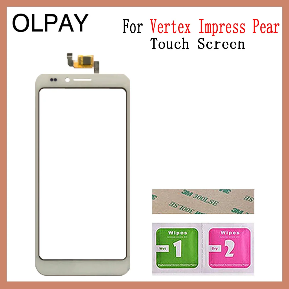 White No Tools OLPAY 5," сенсорный экран для мобильного телефона Vertex Impress Pear сенсорный экран дигитайзер панель объектив сенсор Переднее стекло Ремонт - Цвет: White No Tools