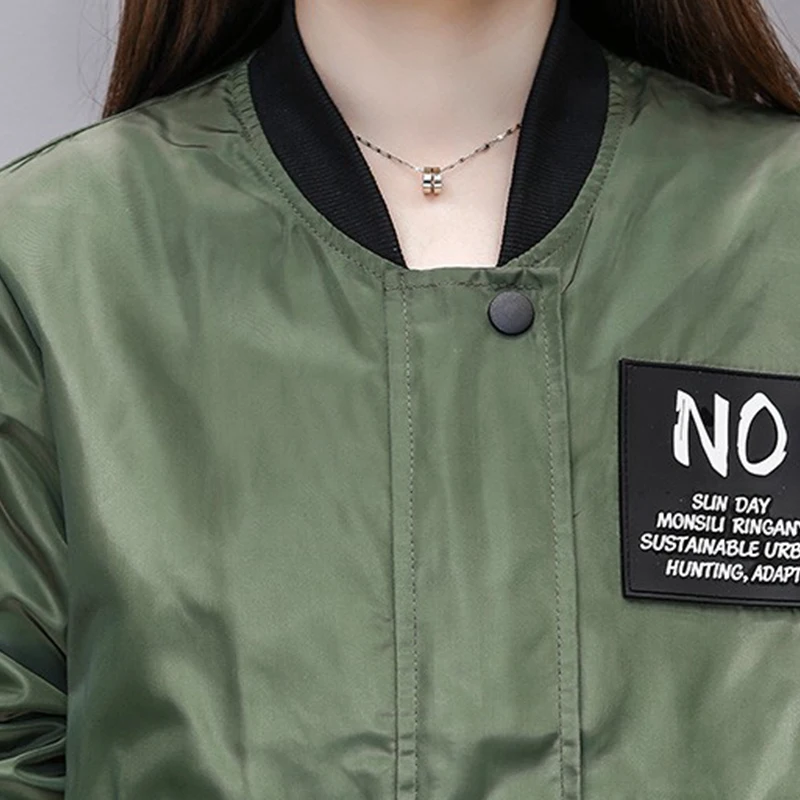 

Trench Coat for Women Streetwear Long Sleeve Zipper Female Spring Raincoats Casaco Feminino Moletom Army Green Women's Clothing