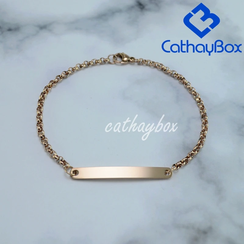 Женский персонализированный браслет текстовая заготовка для подвески с