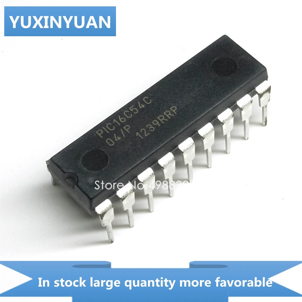 YUXINYUAN 1 шт. PIC16C54C04-P PIC16C54C04 PIC 16C54C04-P 16C54C04DIP18 в наличии | Электронные компоненты и