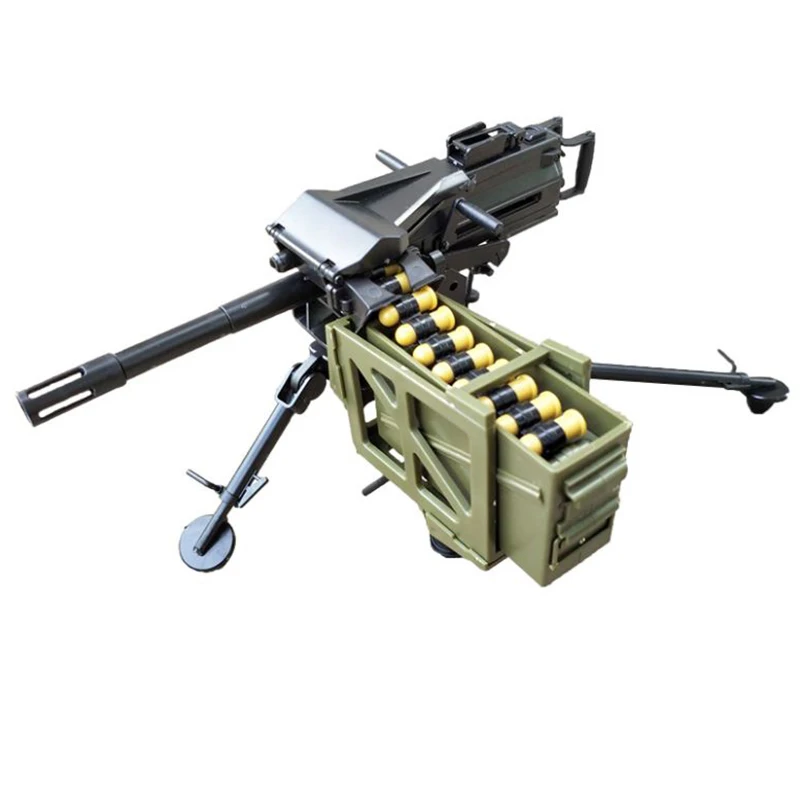 1/6 4D оружие блок игрушки US MK19 M2 MG42 тяжелый пулемет пусковое устройство военное