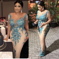 straight evening dress appliques lace sleeveless tassel see through long prom dress african women formal gowns custom made 2021