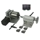 Фрезерный станок с ЧПУ, разделительная головка, поворотная ось, 4-я ось, задняя часть для гравировального Станка DIY, токарный станок