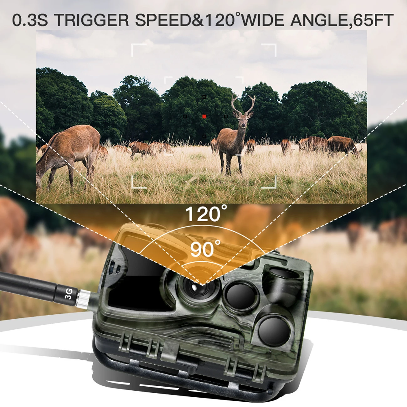 

3G Wireless Cellular Trail Infrared Cameras Waterproof Outdoor 16MP Full HD Wildlife Photo Trap With Night Vision For Hunting
