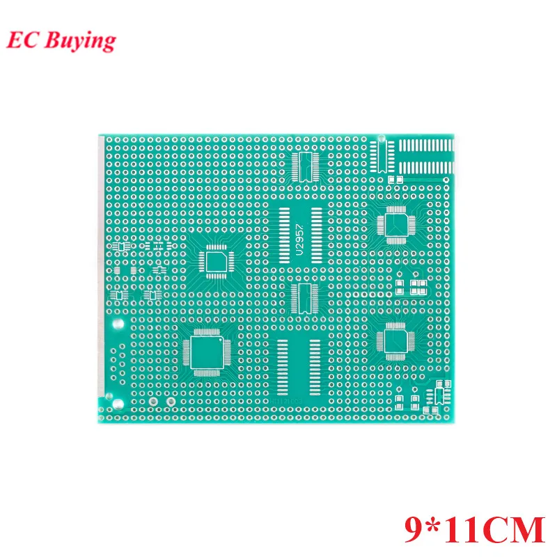 LQFP SOP QSOP QFP 9*11 см односторонняя передающая плата адаптер PCB Pinboard SMT SMD DIP Pin IC