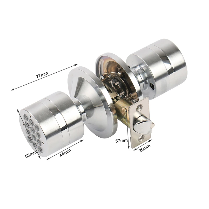 Интеллектуальный Сферический дверной замок ключ с паролем разблокировка