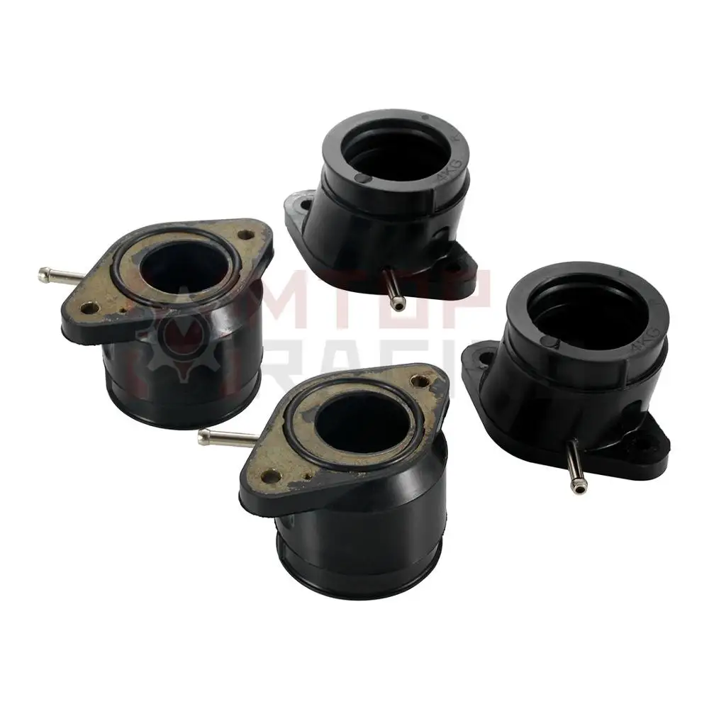

Motorcycle Interface Carburetor Intake Manifold Boot For Yamaha XJR1300 1999 2000 2001 4 Pieces