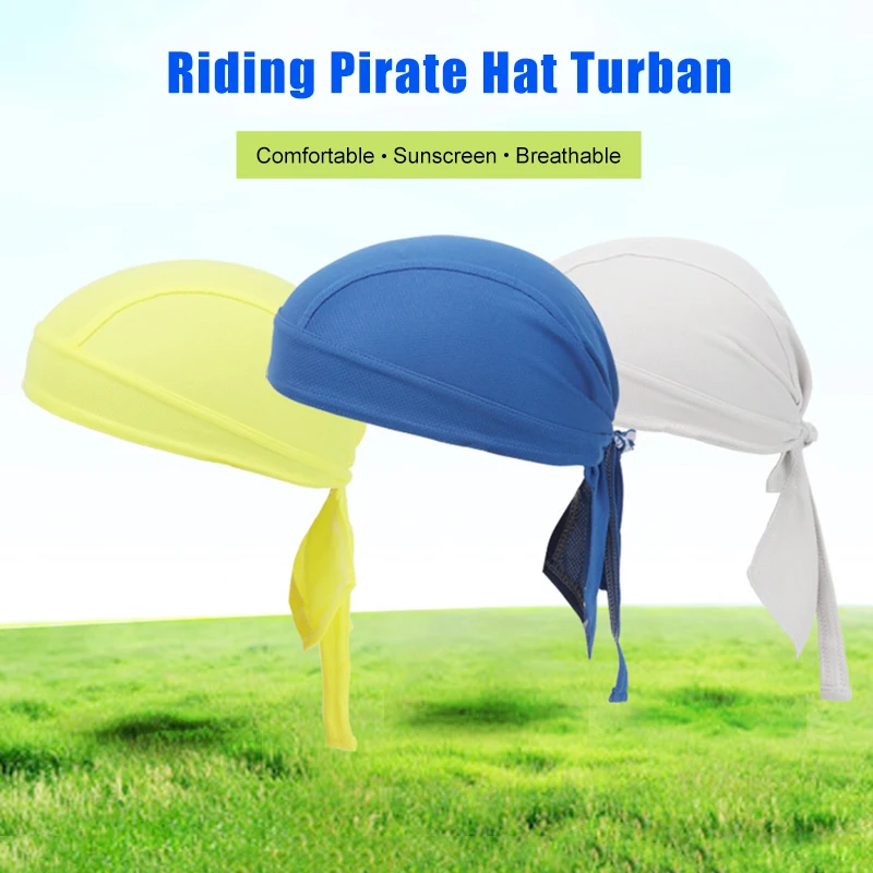 

Newly Sports Quick Dry Bandana Pirate Hat Absorbing Sweat Cycling Headwear