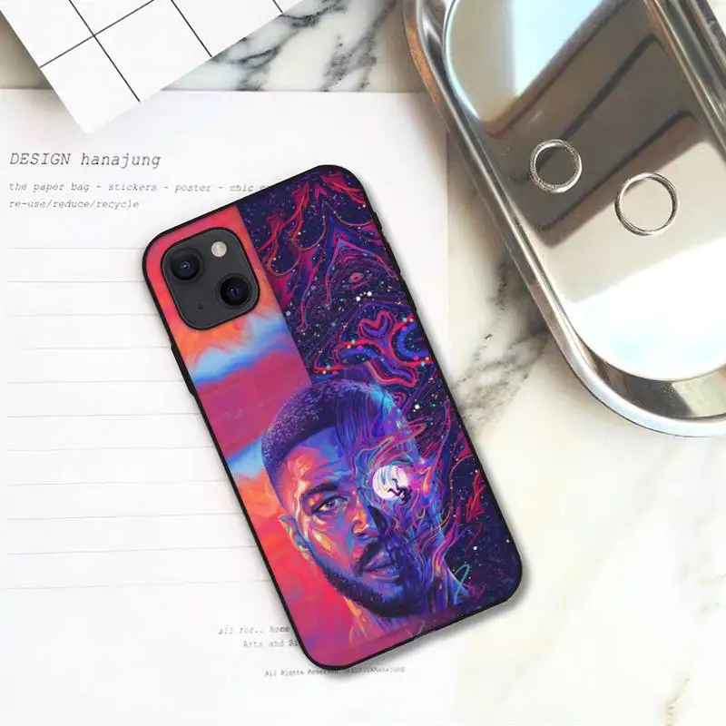Чехол для телефона WQJ Kid Cudi Man On The Moon iPhone 11 12 Mini 13 Pro XS Max X 8 7 6s Plus 5 SE XR | Мобильные
