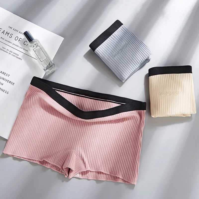 EFINNY женские боксеры трусы бесшовные анти освещение безопасные угловые трусики