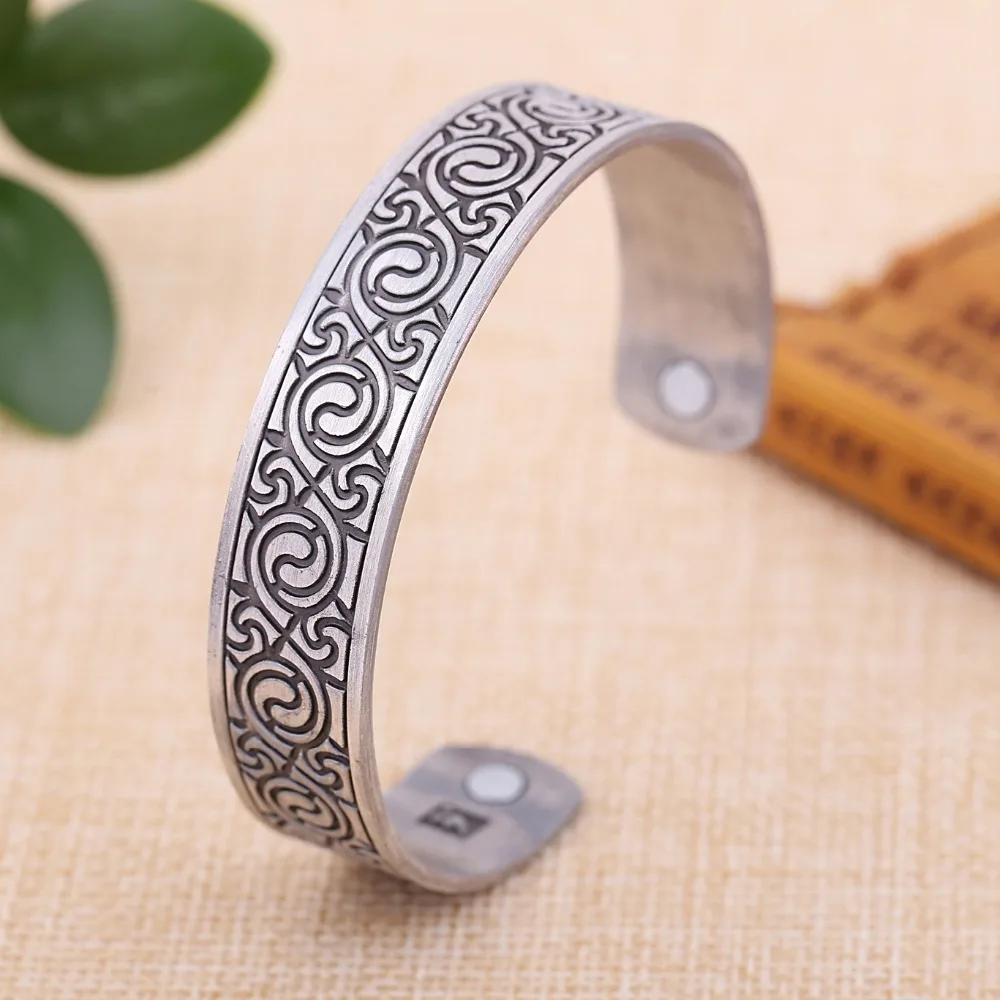 5 шт. винтажные магнитные браслеты манжеты из сплава|Браслеты| |