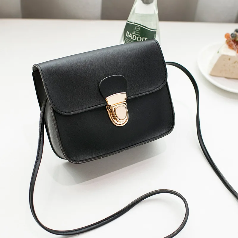 

Women Messenger Bags Woman Bag 2020 Famous Brands Women Fashion Solid Color Cover Lock Shoulder Crossbody Phone beach Bag sac