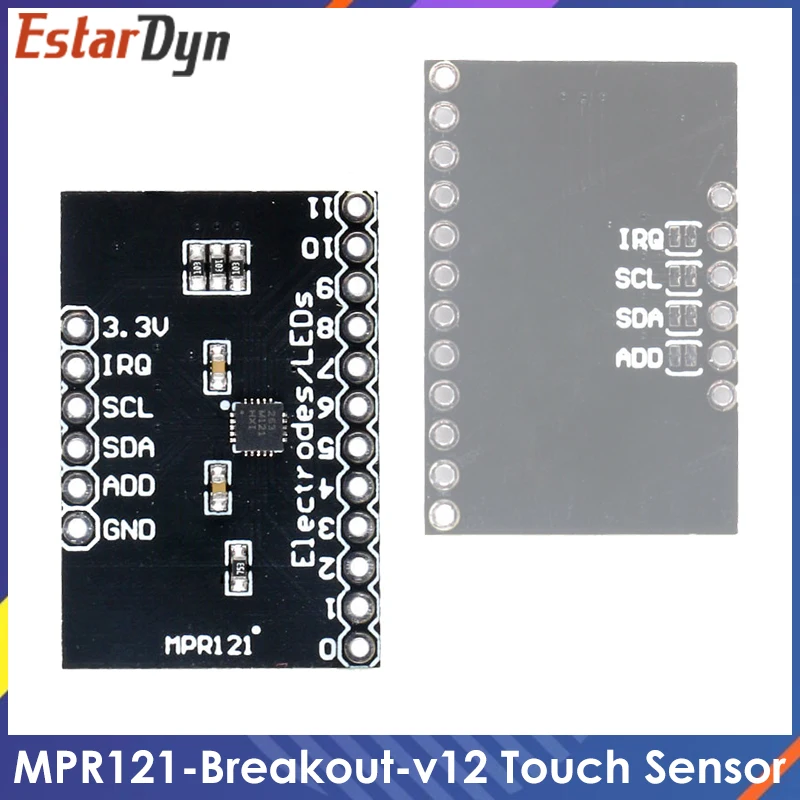 

MPR121 Breakout V12 Capacitive Touch Sensor Controller Module I2C Interface keyboard Development Board for arduino