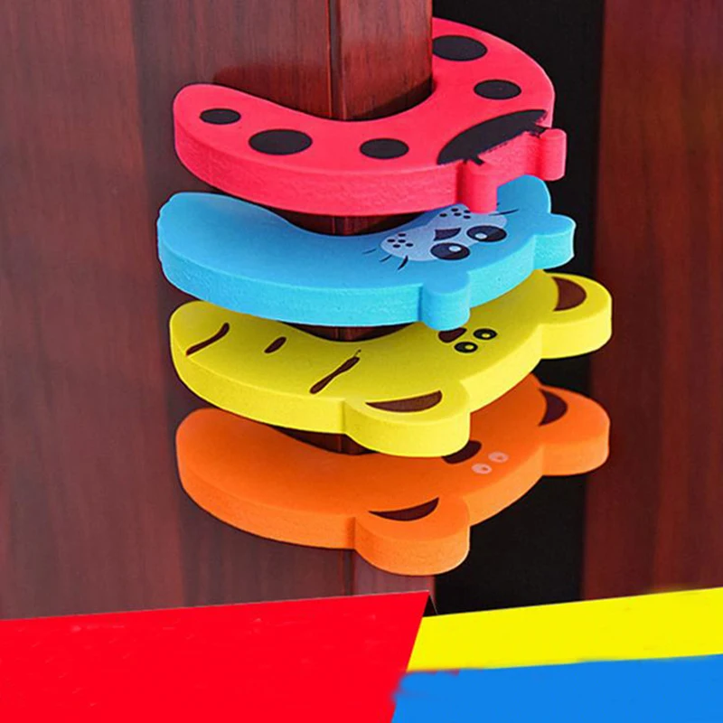 3Pcs Animals Door Stops Stopper For Baby Protector Safety Children's Cute Cartoon Exit Card Holder EVA Blocked | Обустройство