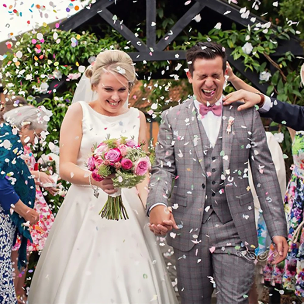 Новые разноцветные металлические розовые золотые мини круглые шары с конфетти в